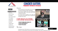 Desktop Screenshot of concretegutters.com